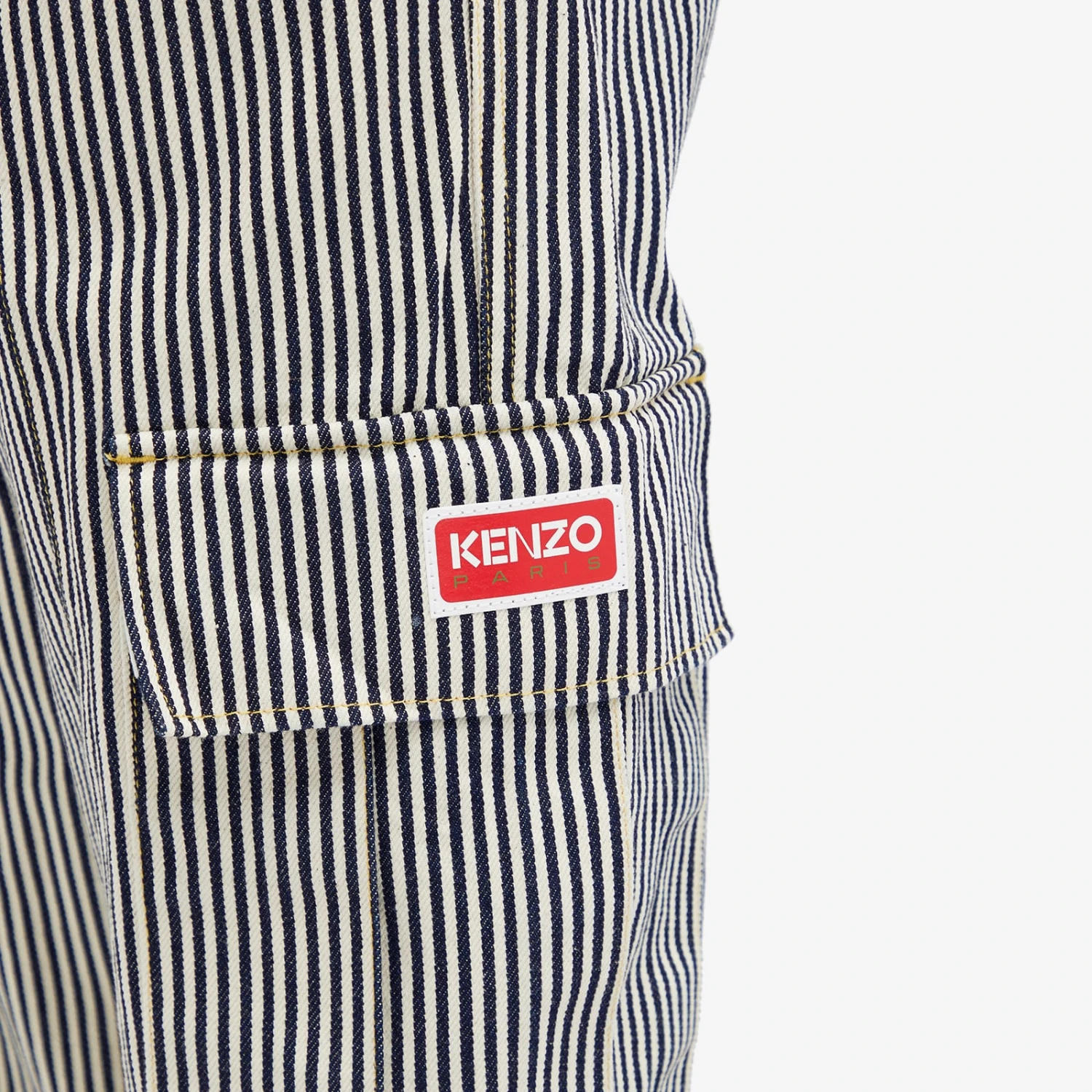 Kenzo Striped Army Straight Jeans 7 Kenzo Striped Army Straight Jeans - Image 5