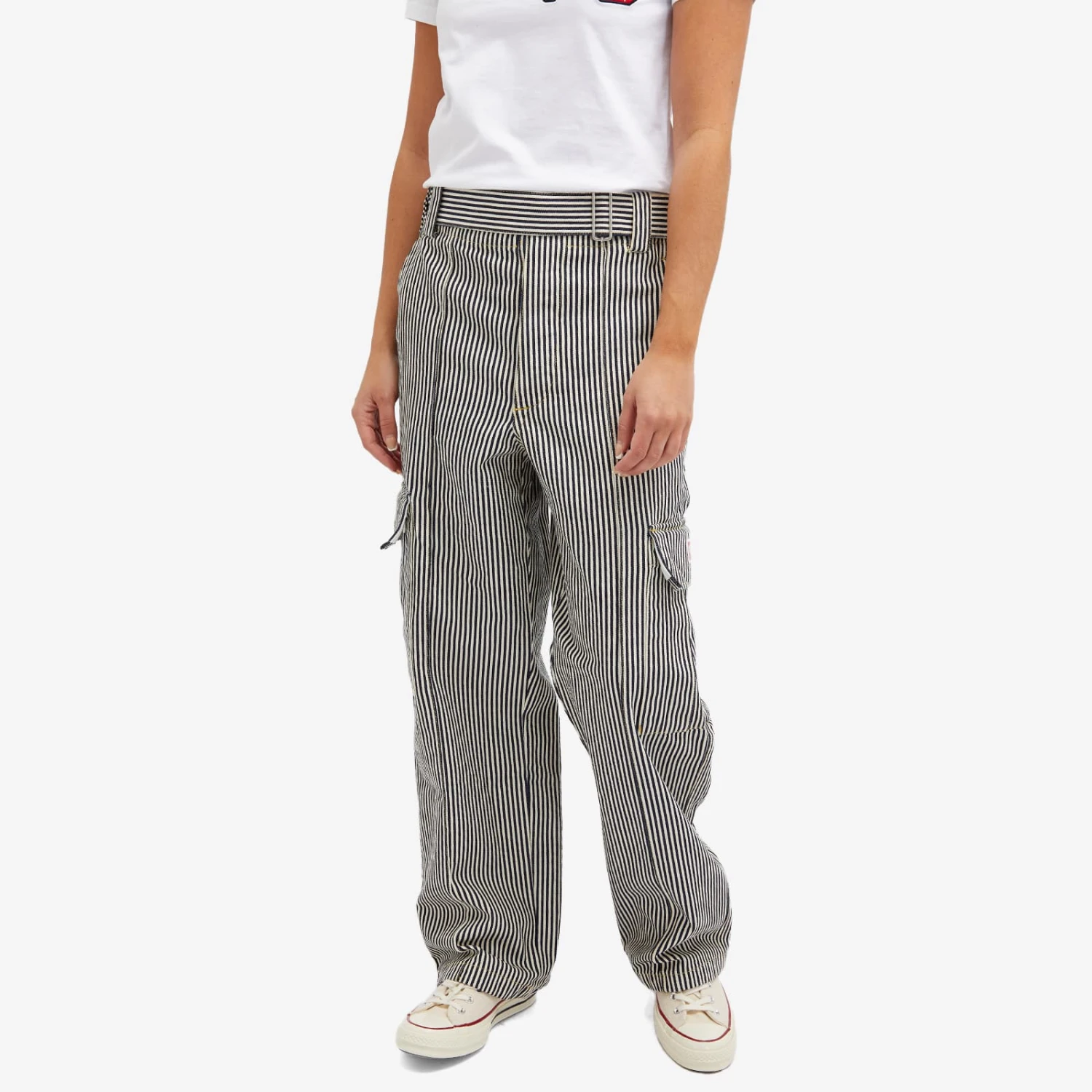 Kenzo Striped Army Straight Jeans 4 Kenzo Striped Army Straight Jeans - Image 2