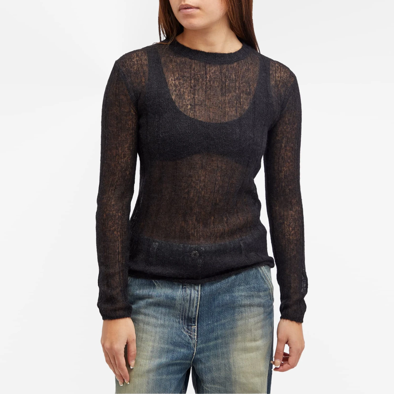 Kenzo Sheer Solid Jumper 4 Kenzo Sheer Solid Jumper - Image 2