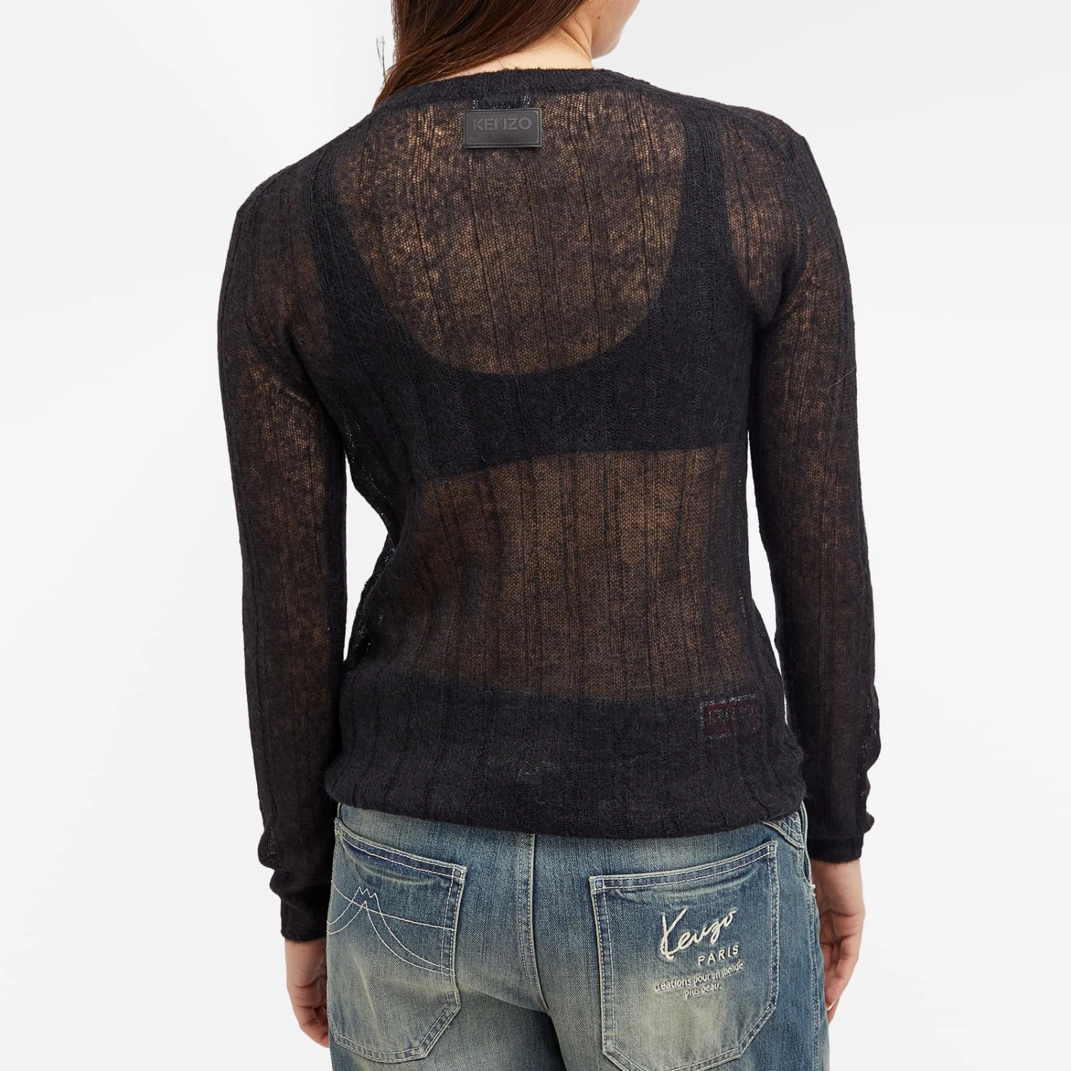 Kenzo Sheer Solid Jumper 5 Kenzo Sheer Solid Jumper - Image 3