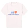 Alexander Wang We Love Our Customers Shrunken T-Shirt