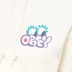 Obey Big Eyes Crop Hoodie -Vibrant Vogue 01 05 2023 LB 211610124 UBL 9 1