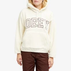 Obey Hoodie With Collegiate Logo -Vibrant Vogue 01 10 2023 LB 211610132 UBL 6 1