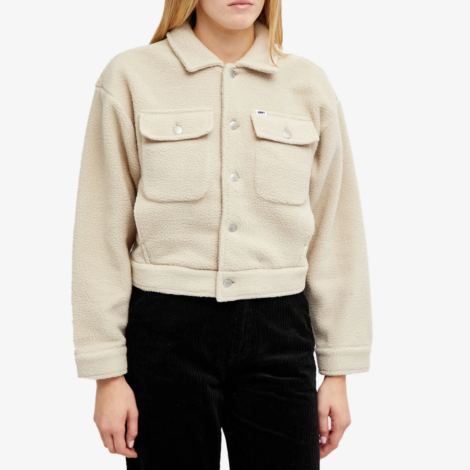 Obey Melanie Fleece Jacket 4 Obey Melanie Fleece Jacket - Image 2