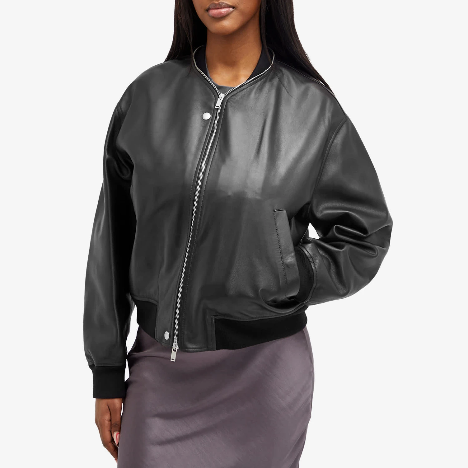 Jil Sander Leather Bomber Jacket 4 Jil Sander Leather Bomber Jacket - Image 2