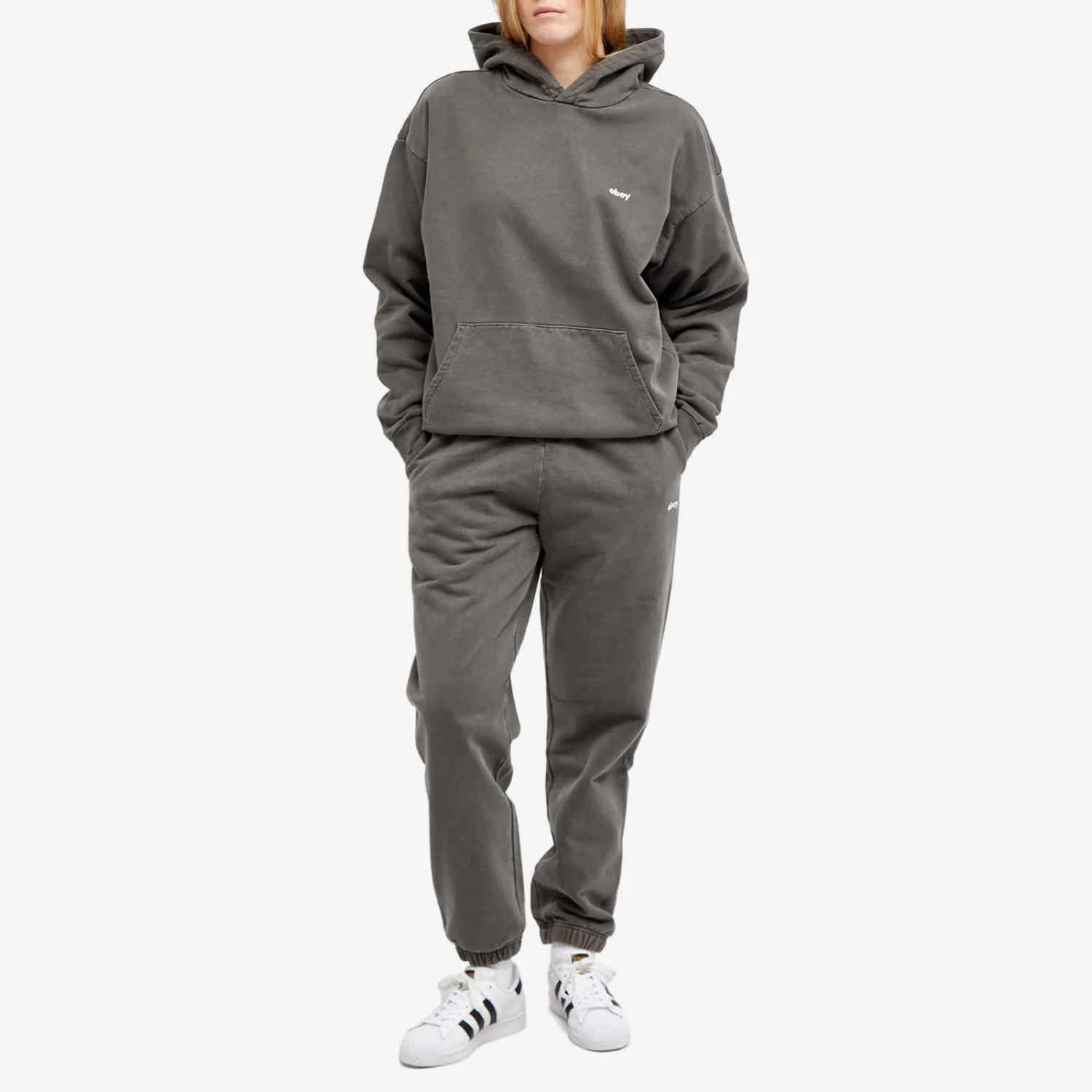 Obey Lowercase Pigment Pull Over Hoodie 6 Obey Lowercase Pigment Pull Over Hoodie - Image 4