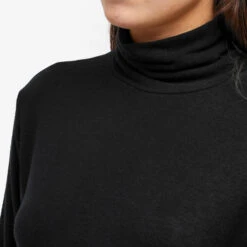 DONNI. Sweater Turtleneck Knit -Vibrant Vogue 02 11 23 TC 09 02135 BLK 9 1