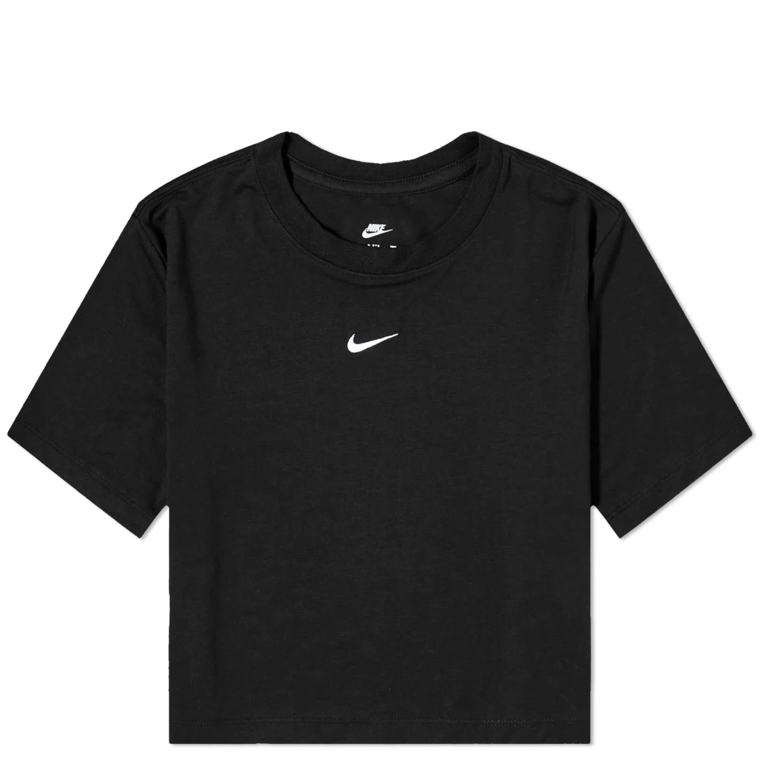 Nike Essential Slim Crop Swoosh T-Shirt 3 Nike Essential Slim Crop Swoosh T-Shirt