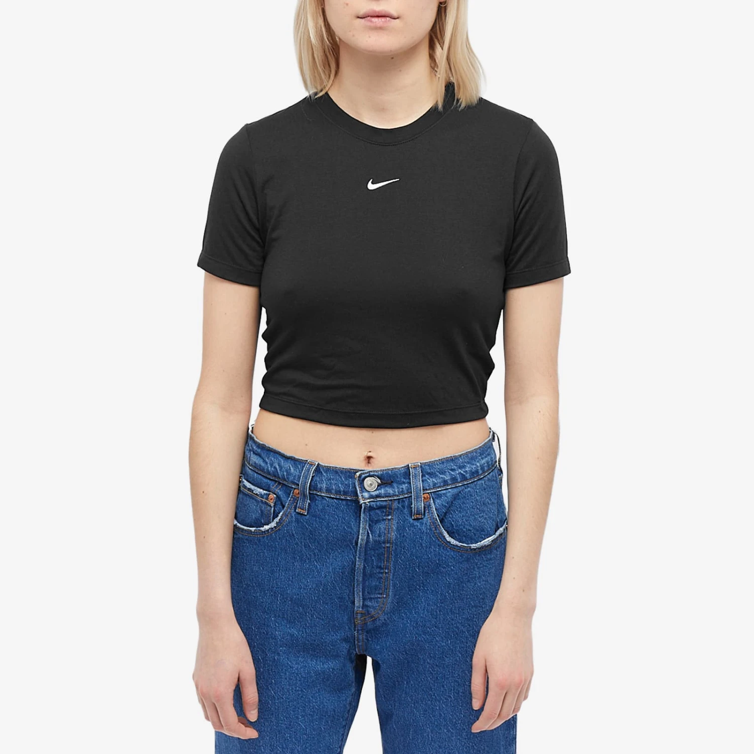 Nike Essential Slim Crop Swoosh T-Shirt 4 Nike Essential Slim Crop Swoosh T-Shirt - Image 2