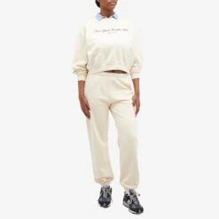 Sporty & Rich NY Health Club Cropped Crew Sweat -Vibrant Vogue 03 05 2024 JW CRAW2372CR NEU m8 1