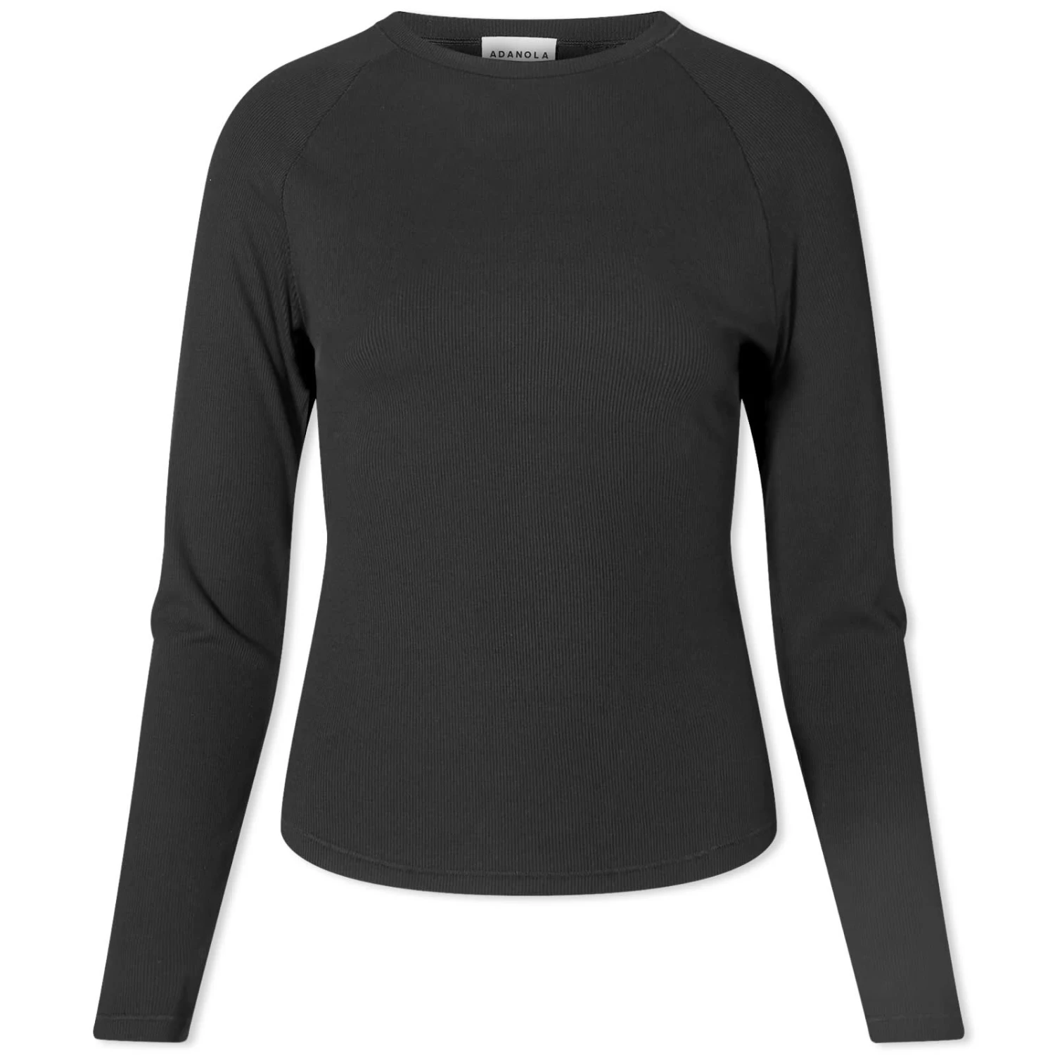 Adanola Long Sleeve Rib Raglan Top 3 Adanola Long Sleeve Rib Raglan Top