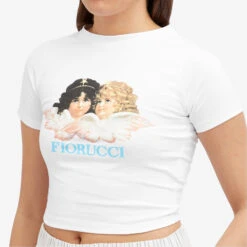 Fiorucci Classic Angel Crop T-Shirt -Vibrant Vogue 05 01 24 TC W16TCRT1CWH 10 1