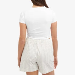 Fiorucci Classic Angel Crop T-Shirt -Vibrant Vogue 05 01 24 TC W16TCRT1CWH 8 1