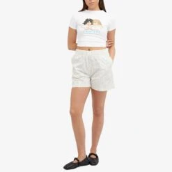 Fiorucci Classic Angel Crop T-Shirt -Vibrant Vogue 05 01 24 TC W16TCRT1CWH m9 1