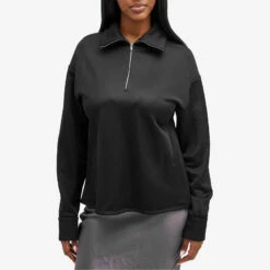 Jil Sander Zip Front High Neck Top -Vibrant Vogue 05 02 2024 JW J02GU0107 J20140 001 7 1