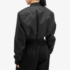 WARDROBE.NYC Tailored Crop Bomber Jacket 9 WARDROBE.NYC Tailored Crop Bomber Jacket -Vibrant Vogue 06 02 2024 JC W4062R15 BLK 7 1