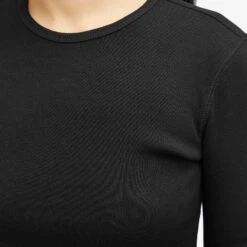 WARDROBE.NYC X Hailey Bieber Long Sleeve T-Shirt -Vibrant Vogue 06 02 2024 JW W1043R09 BLK 9 1