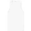 WARDROBE.NYC Ribbed Tank -Vibrant Vogue 06 03 2024 LB W1016R04 WHT 1 1