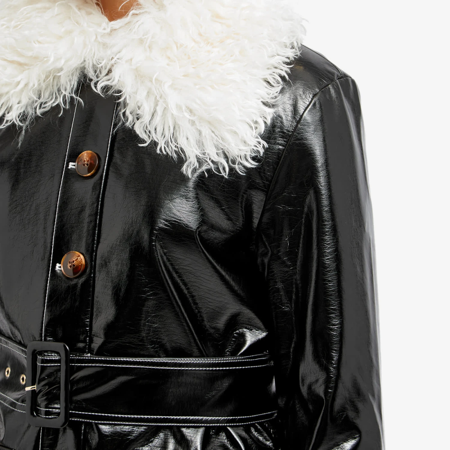 Kitri Simone Vinyl Coat 7 Kitri Simone Vinyl Coat - Image 5