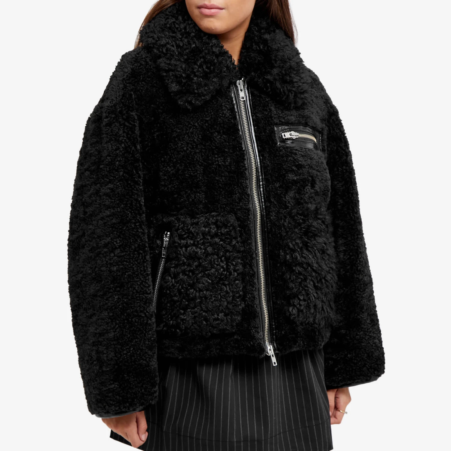 Stand Studio Joann Faux Shearling Jacket 4 Stand Studio Joann Faux Shearling Jacket - Image 2