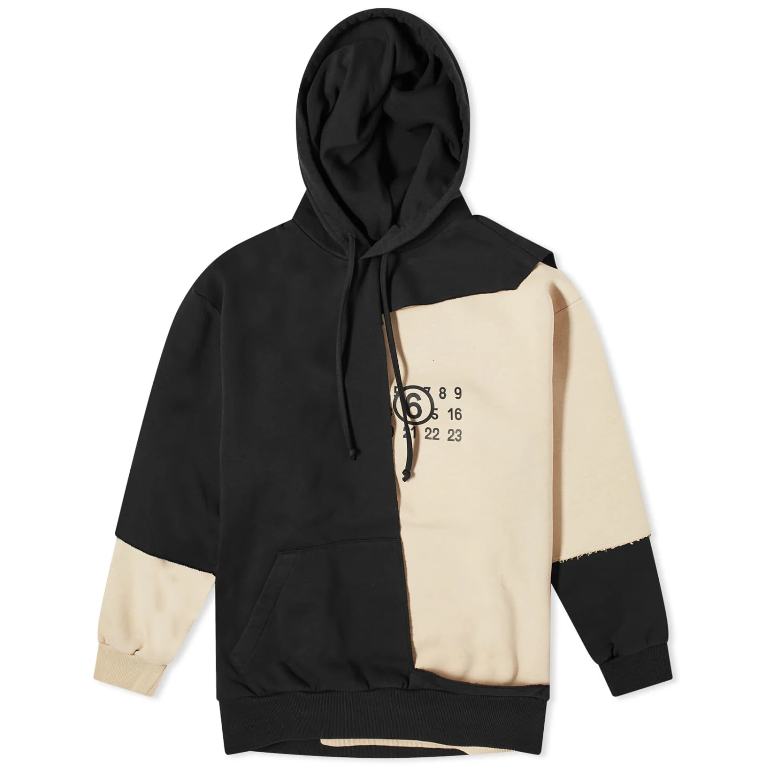 MM6 Maison Margiela Patchwork Logo Hoodie 3 MM6 Maison Margiela Patchwork Logo Hoodie