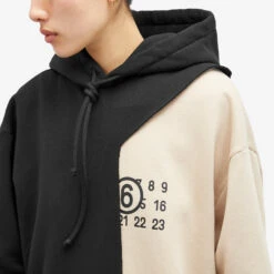 MM6 Maison Margiela Patchwork Logo Hoodie 11 MM6 Maison Margiela Patchwork Logo Hoodie -Vibrant Vogue 07 02 2024 AJ S62GU0116 S25596 963 9 1