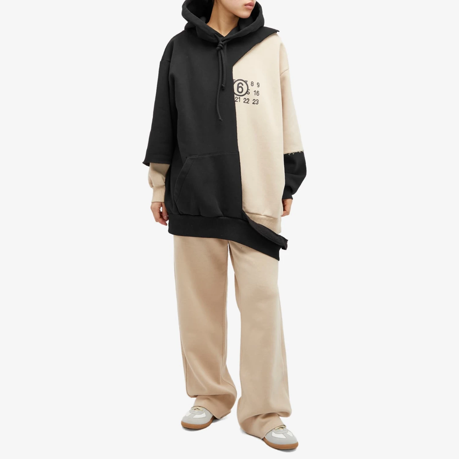 MM6 Maison Margiela Patchwork Logo Hoodie 6 MM6 Maison Margiela Patchwork Logo Hoodie - Image 4