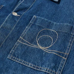 Marine Serre Deadstock Denim Boxy Jacket -Vibrant Vogue 07 03 24 LS MJA046 BL50 3 1