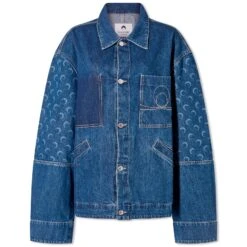 Marine Serre Deadstock Denim Boxy Jacket