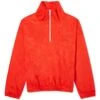 Howlin' Half Zip Towelling Safe Space Sweatshirt -Vibrant Vogue 07 05 2024 BLR HWL TWLSAFESPACE RDF 1 1