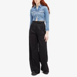 Alexander Wang Shrunken Cardi Trucker Denim Jacket -Vibrant Vogue 09 01 2024 JC 4DC1242212 482A m8 1