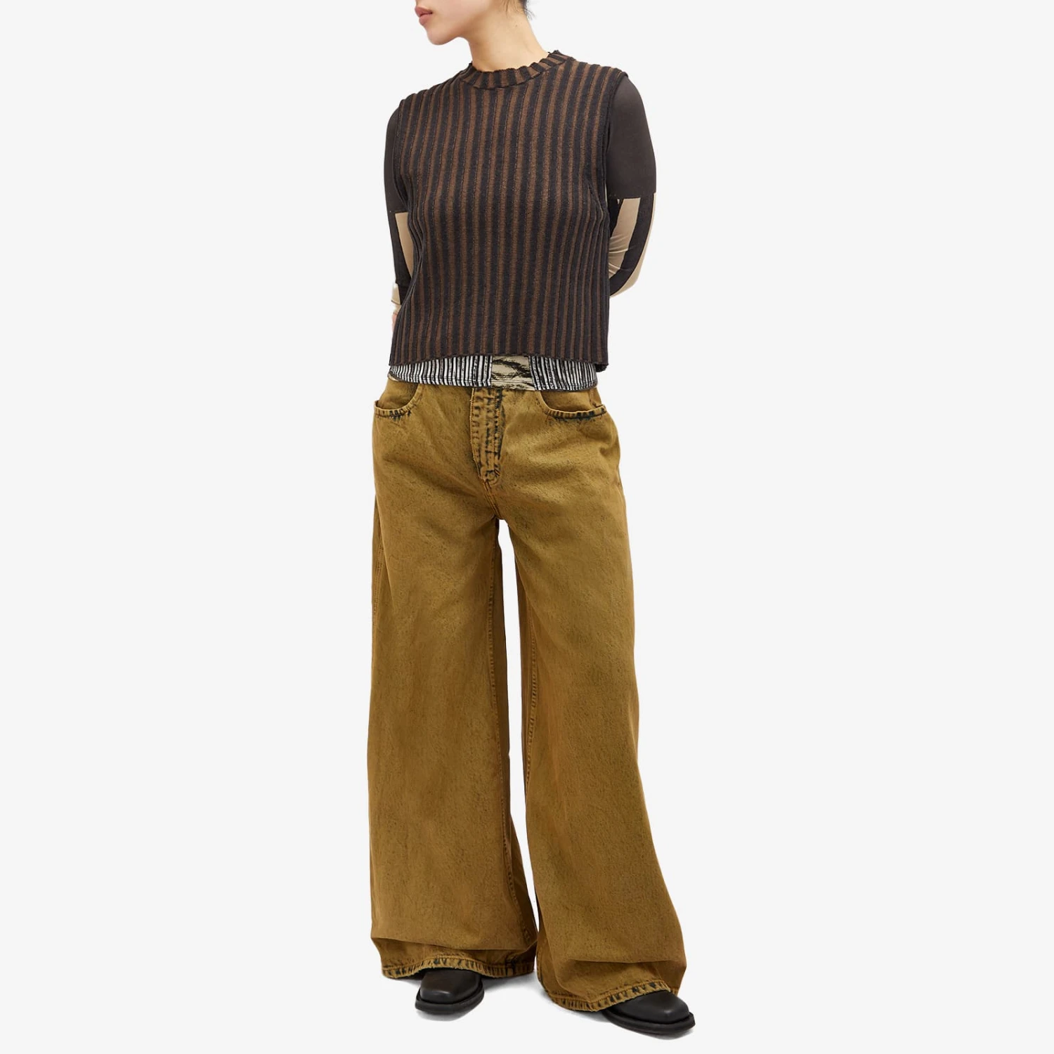 Eckhaus Latta Ultra Wide Leg Jean 6 Eckhaus Latta Ultra Wide Leg Jean - Image 4