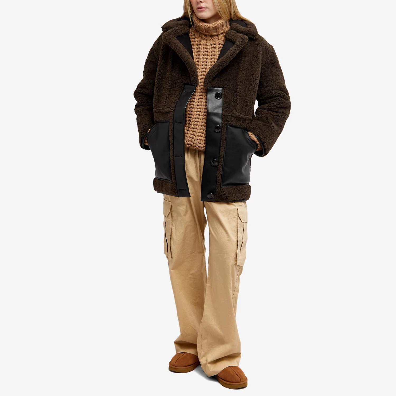 Stand Studio Tory Faux Shearling Jacket 6 Stand Studio Tory Faux Shearling Jacket - Image 4