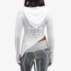 Sami Miro Vintage Asymmetric Open Seam Hoodie 9 Sami Miro Vintage Asymmetric Open Seam Hoodie -Vibrant Vogue 09 02 2024 JD SMV TOP67 R WHT 7 1