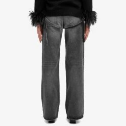 COURREGES Courrèges One Strap Stone Denim Baggy Pants 9 COURREGES Courrèges One Strap Stone Denim Baggy Pants -Vibrant Vogue 10 01 24 LS 423DPA169DE0009 9071 7 1