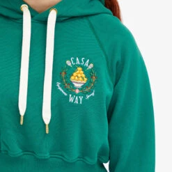 Casablanca Casa Way Embroidered Crop Hoodie 11 Casablanca Casa Way Embroidered Crop Hoodie -Vibrant Vogue 11 01 2024 SI WPS24 JTP 120 01 9 1
