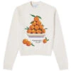 Casablanca Pyramide D'Oranges Intarsia Knit Sweater -Vibrant Vogue 11 01 24 NS WPS24 KW 595 01 1 1