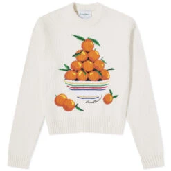Casablanca Pyramide D'Oranges Intarsia Knit Sweater