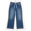 Jean Paul Gaultier Contrast Panel Wide Leg Jeans -Vibrant Vogue 11 04 2024 AJ 24 25 U JE124I D013 5701 1 1