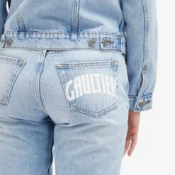 Jean Paul Gaultier Logo Straight Leg Jeans -Vibrant Vogue 11 04 2024 LB 24 25 F JE126I D014 5601 10 1