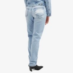 Jean Paul Gaultier Logo Straight Leg Jeans -Vibrant Vogue 11 04 2024 LB 24 25 F JE126I D014 5601 8 1
