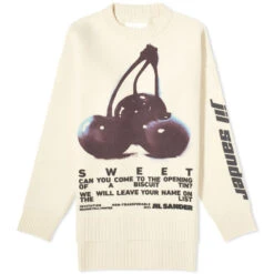 Jil Sander Cherry Knitted Jumper