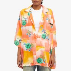 Martine Rose Boxy Printed Hawaiian Shirt -Vibrant Vogue 12 02 24 LS MRSS24 439 6 1