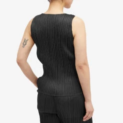 Pleats Please Issey Miyake Basics Pleats Vest -Vibrant Vogue 12 03 24 SI PP46JK101 15 7 1