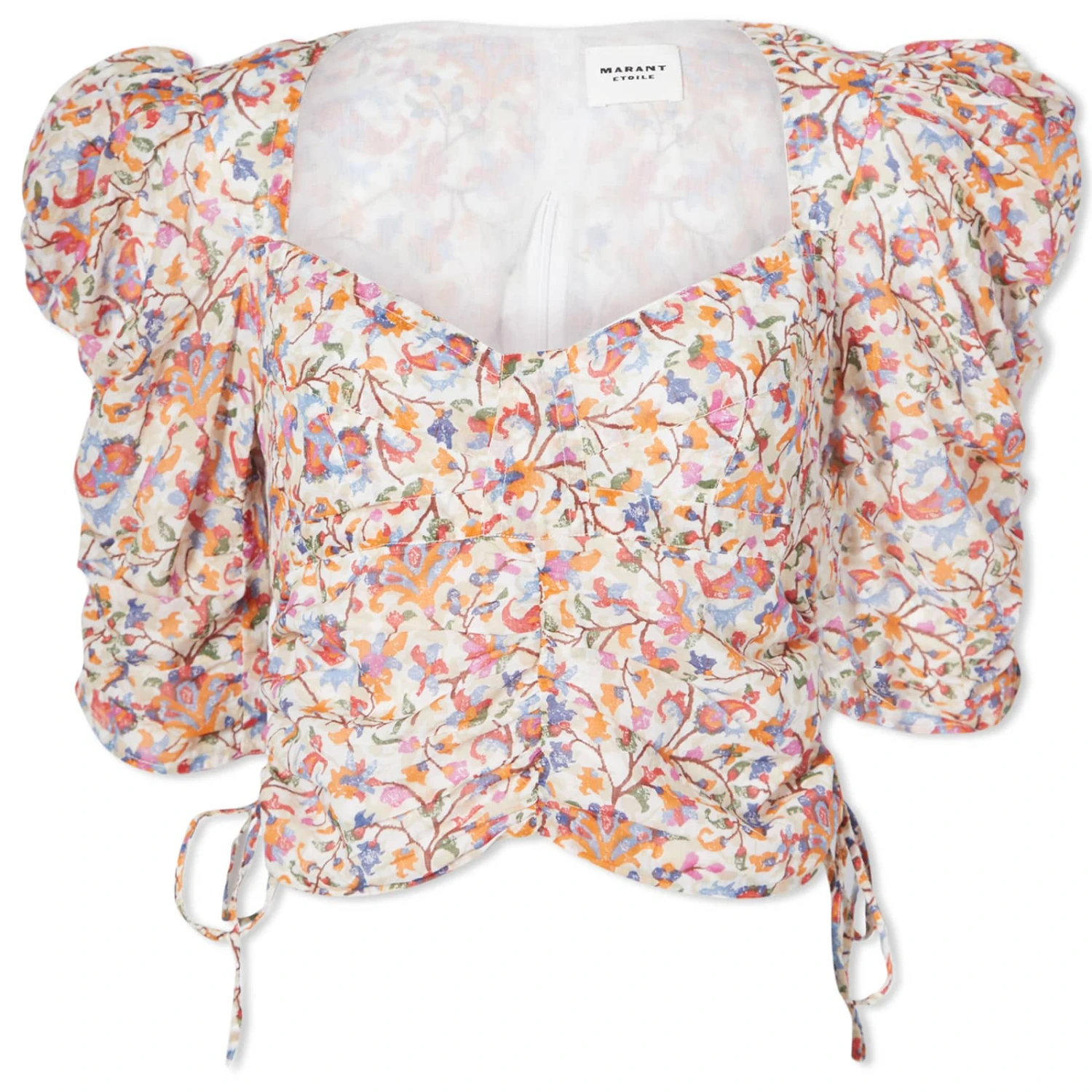 Isabel Marant Etoile Isabel Marant Étoile Galaor Print Crop Top 3 Isabel Marant Etoile Isabel Marant Étoile Galaor Print Crop Top