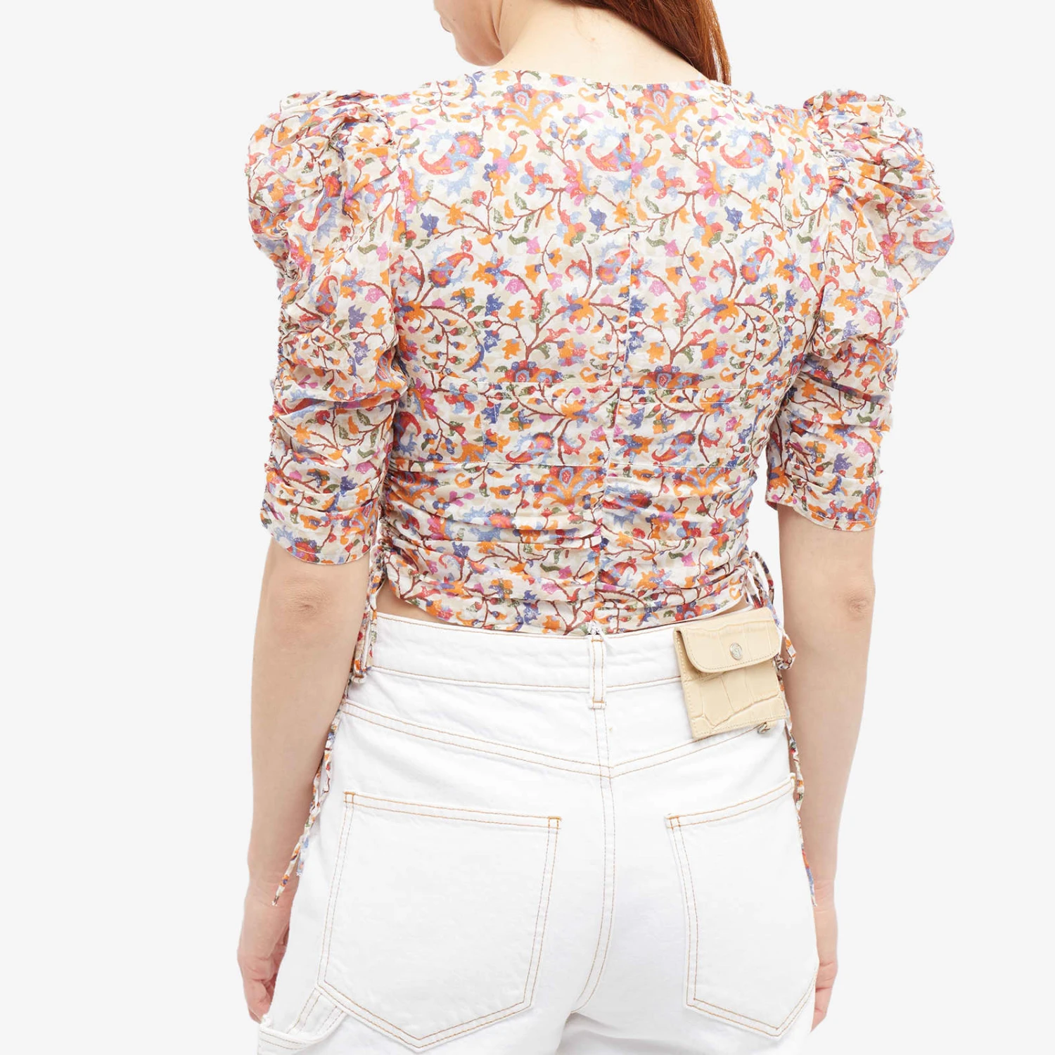 Isabel Marant Etoile Isabel Marant Étoile Galaor Print Crop Top 5 Isabel Marant Etoile Isabel Marant Étoile Galaor Print Crop Top - Image 3