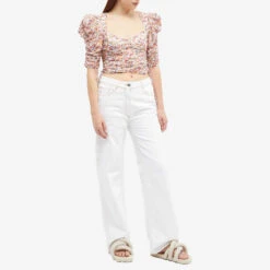 Isabel Marant Etoile Isabel Marant Étoile Galaor Print Crop Top 10 Isabel Marant Etoile Isabel Marant Étoile Galaor Print Crop Top -Vibrant Vogue 12 07 23 JF 23AHT0011FA A3J08E ECOR m8 1