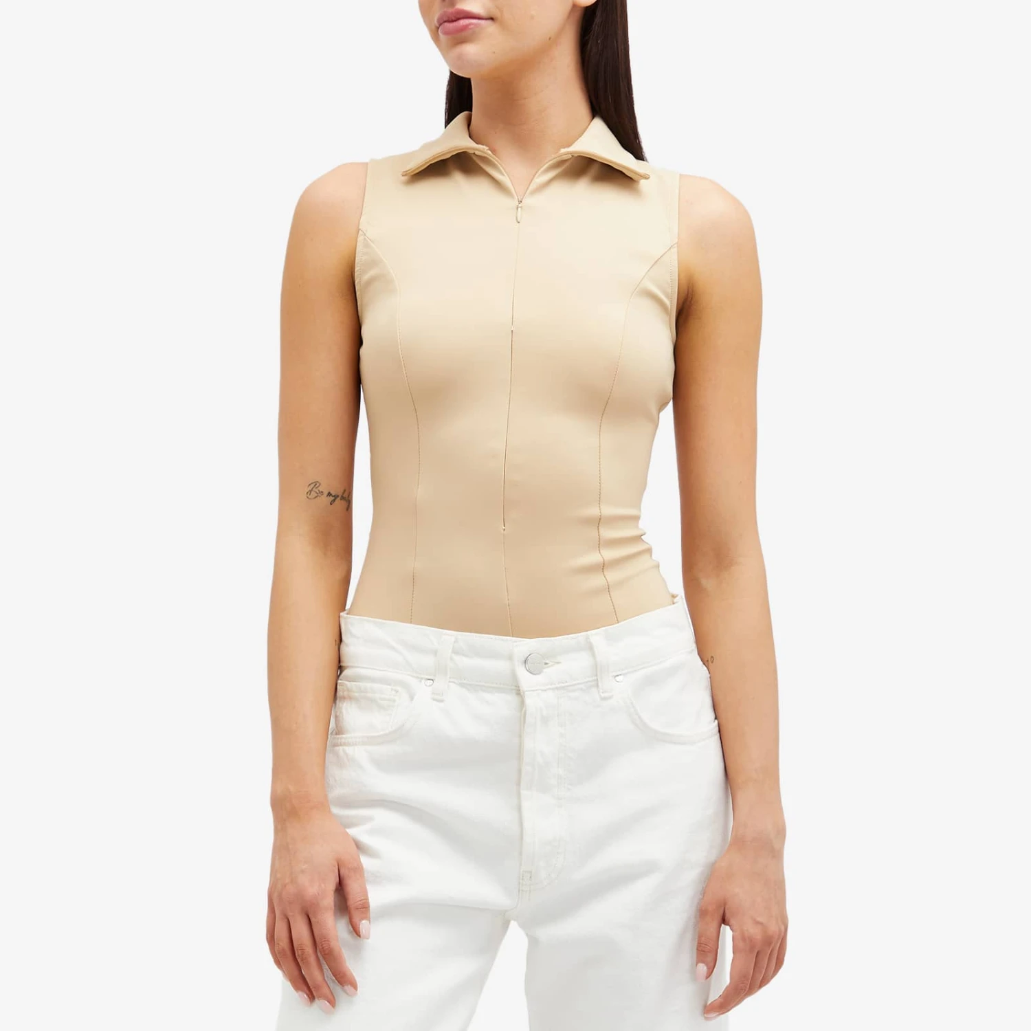 Good American Scuba Turtleneck Tank Bodysuit 4 Good American Scuba Turtleneck Tank Bodysuit - Image 2