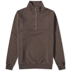 Colorful Standard Organic Quarter Zip Crew Sweat