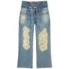 Andersson Bell Beria String Double Waist Jeans 2 Andersson Bell Beria String Double Waist Jeans -Vibrant Vogue 13 12 2023 JA APA668U DUSTBL 1 1